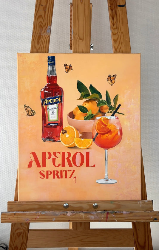 Aperol Spritz Original Painting