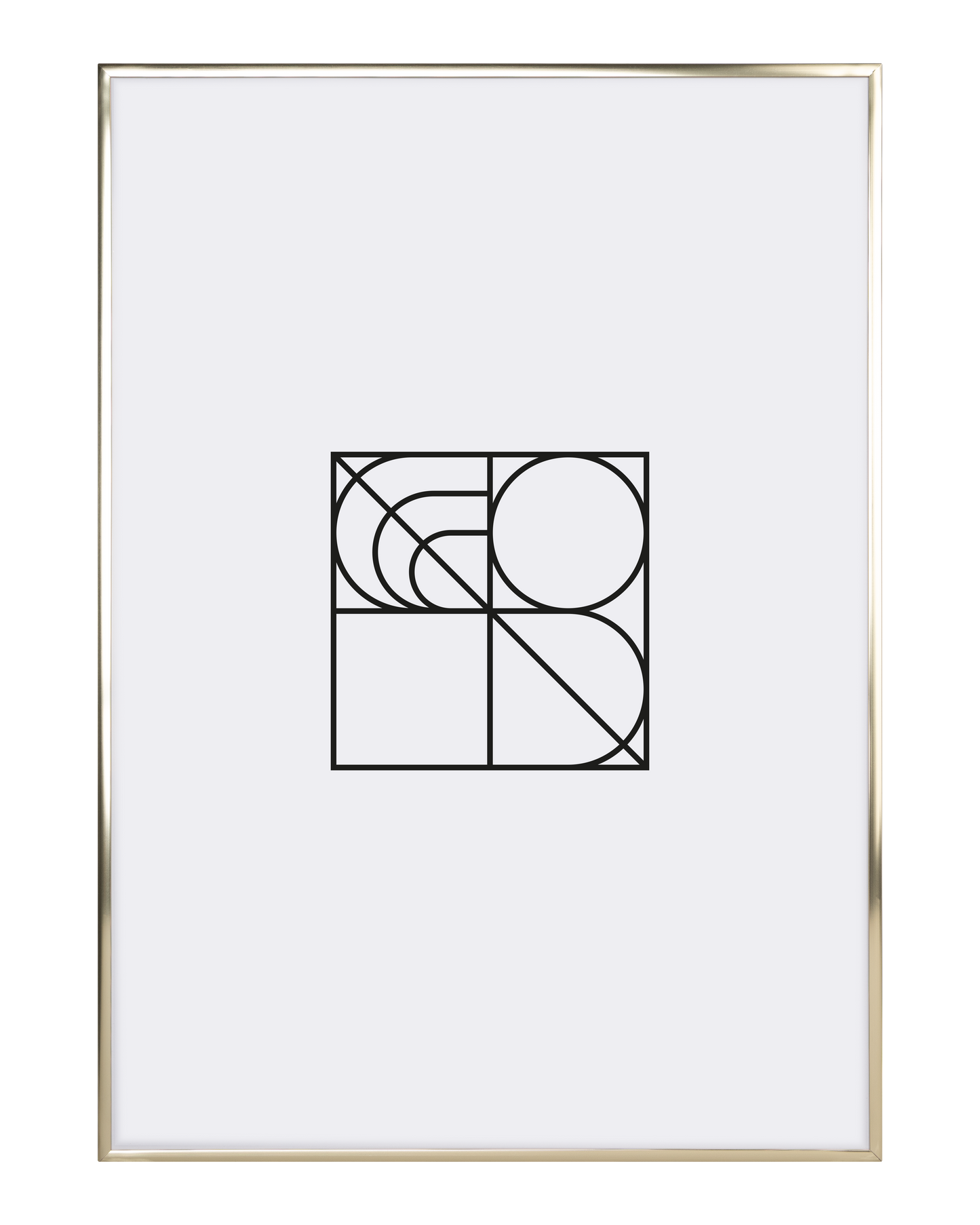 Gold Metal Frame