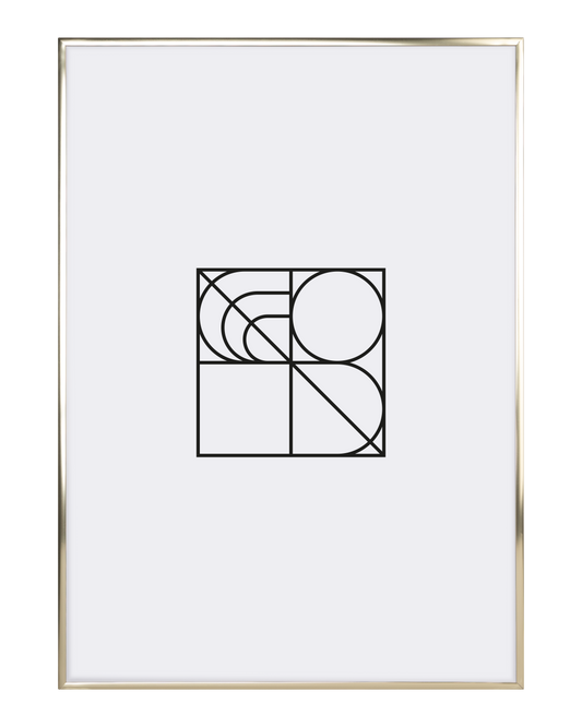 Gold Metal Frame