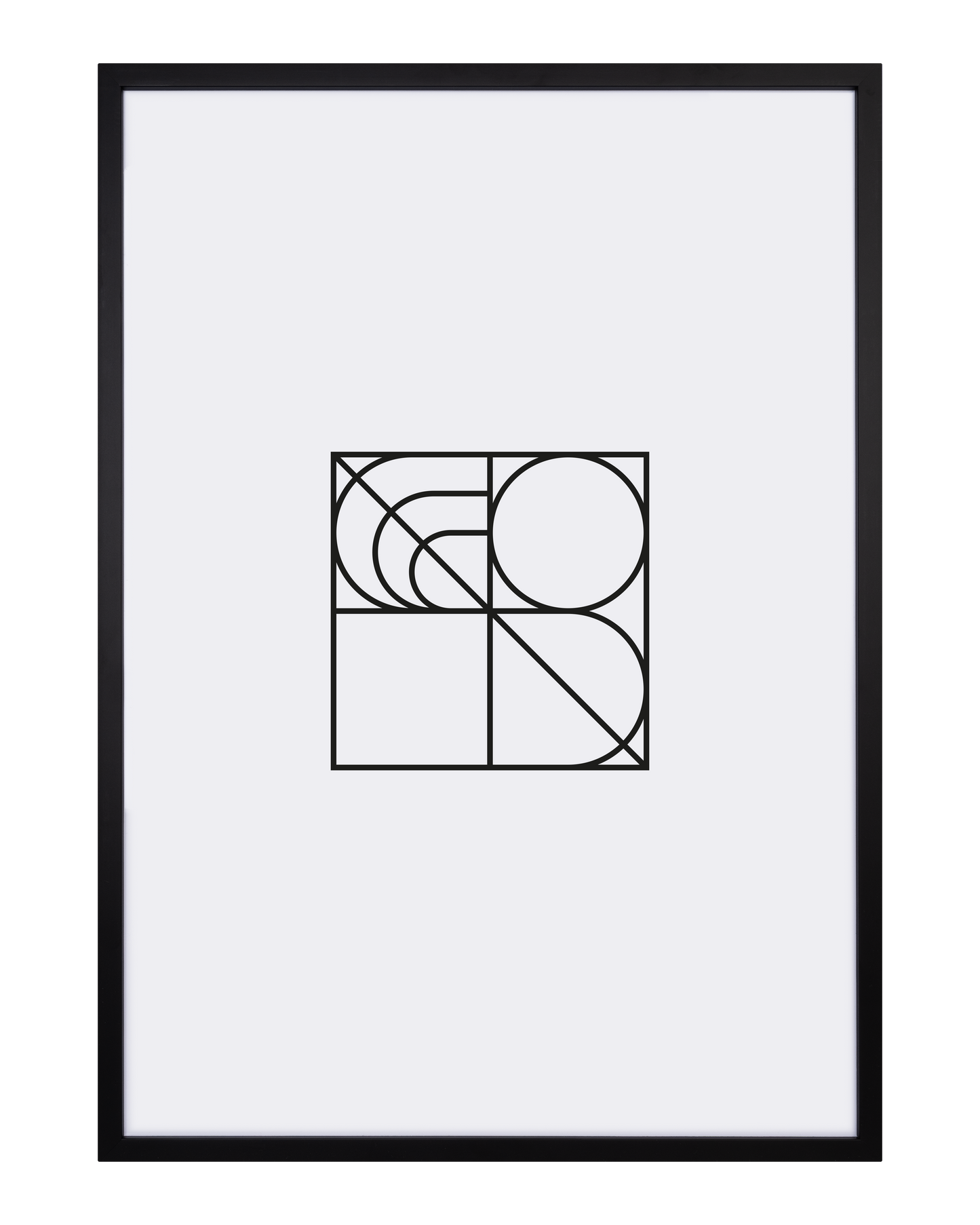 Black Wood Frame