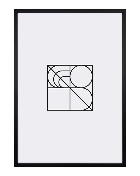 Black Wood Frame