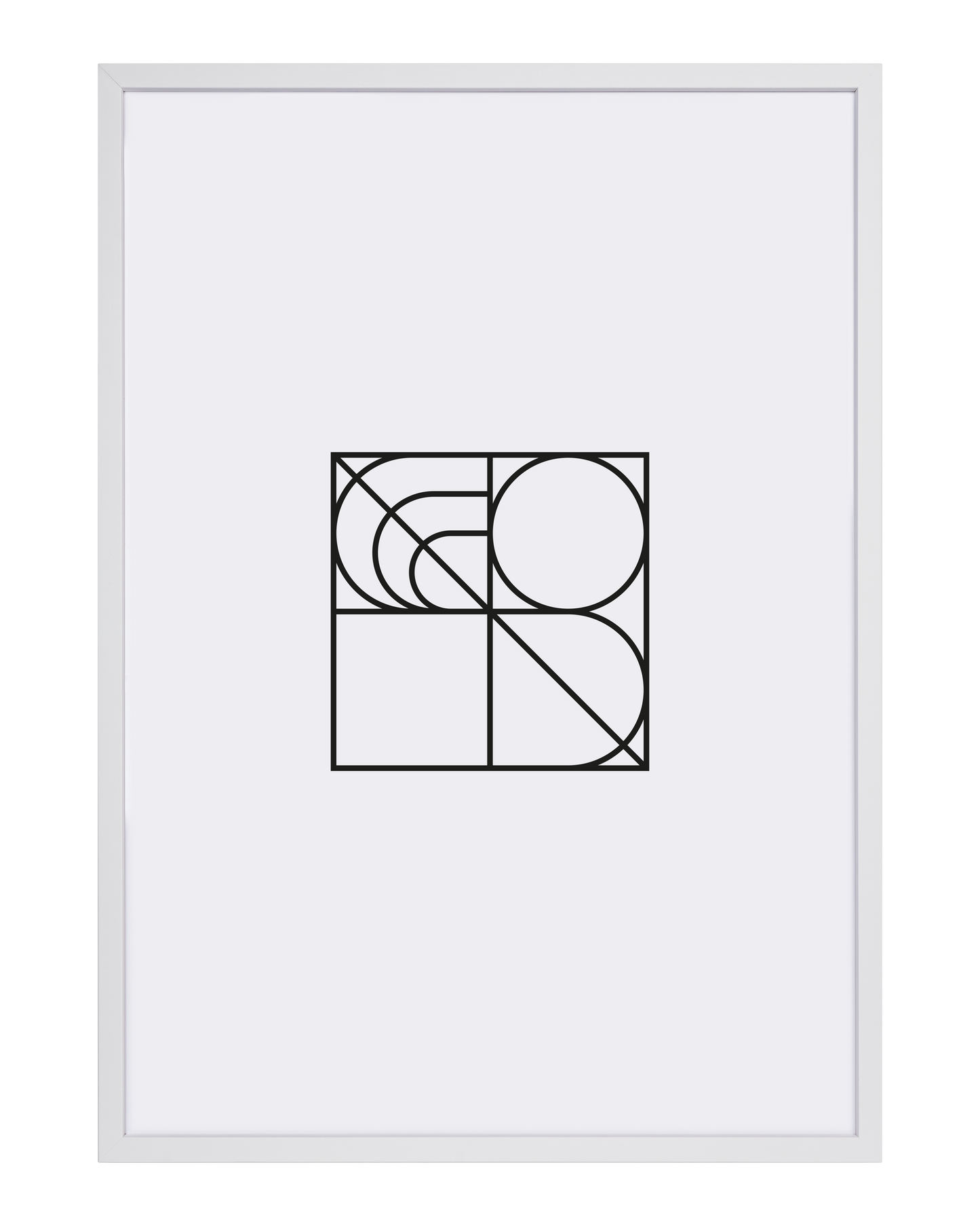 White Wood Frame