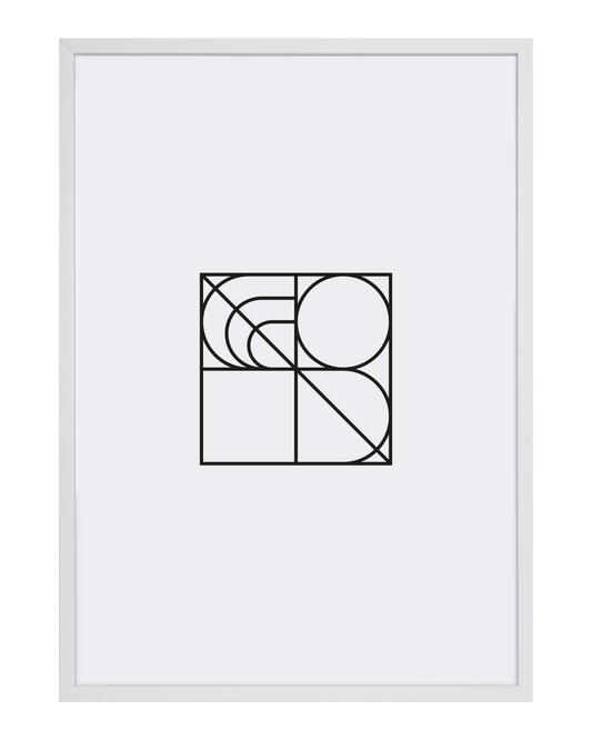 White Wood Frame