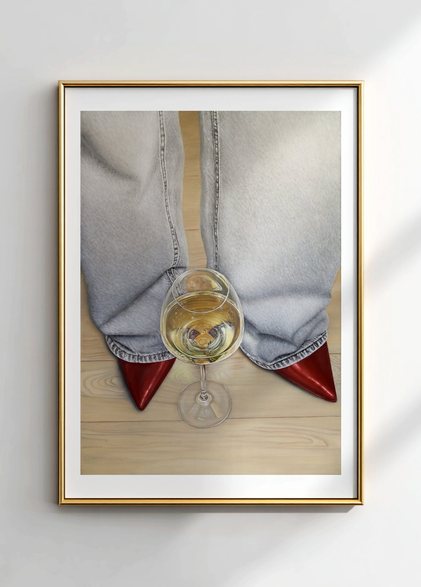 Bordeaux Heels Poster