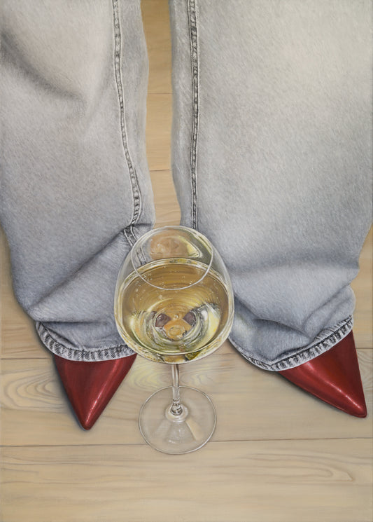 Bordeaux Heels Poster