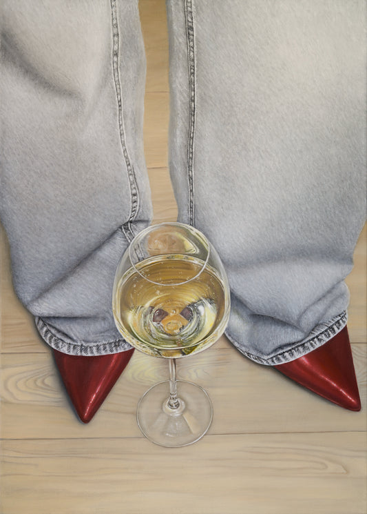 Bordeaux Heels Poster