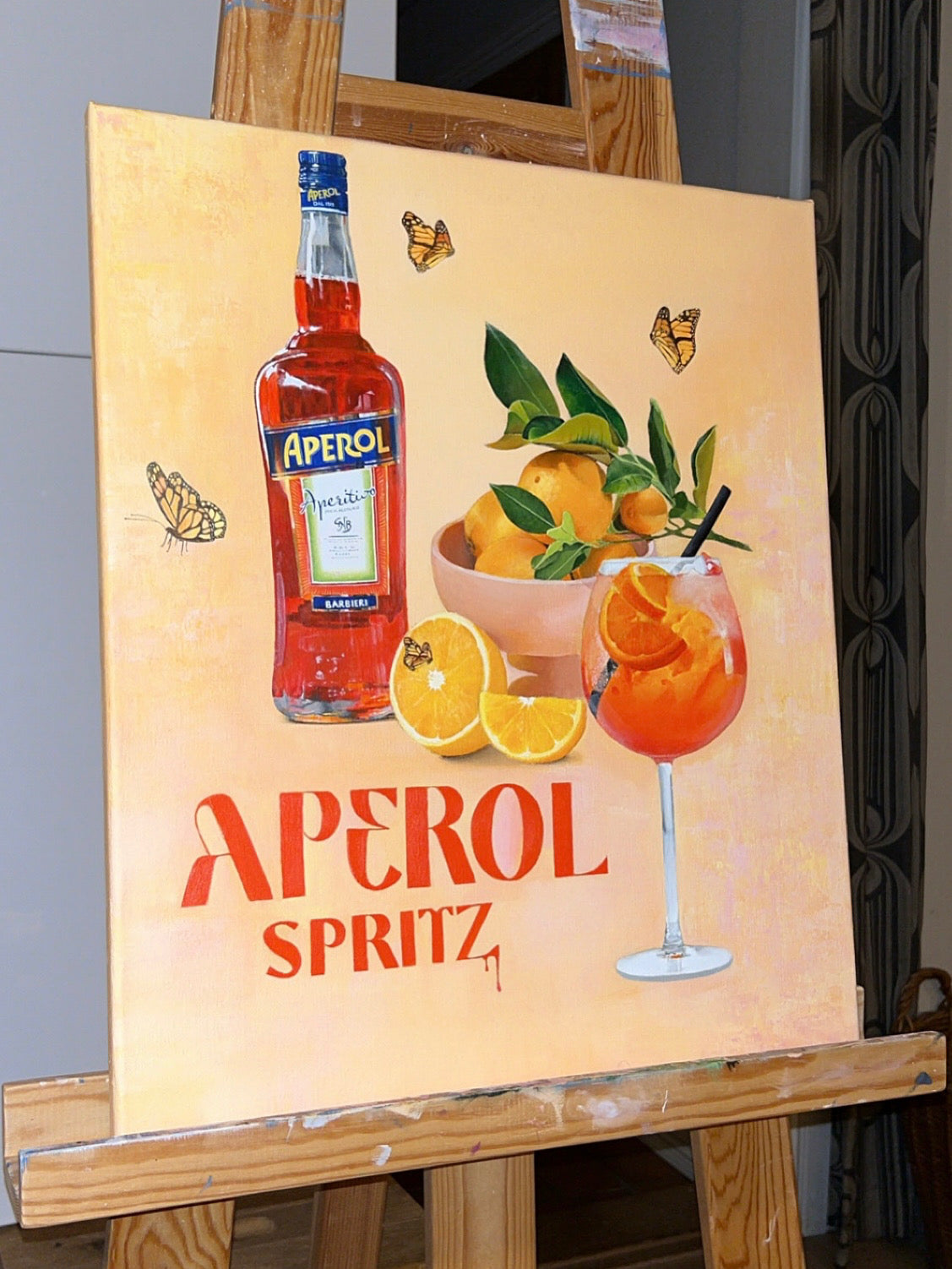 Aperol Spritz Original Painting