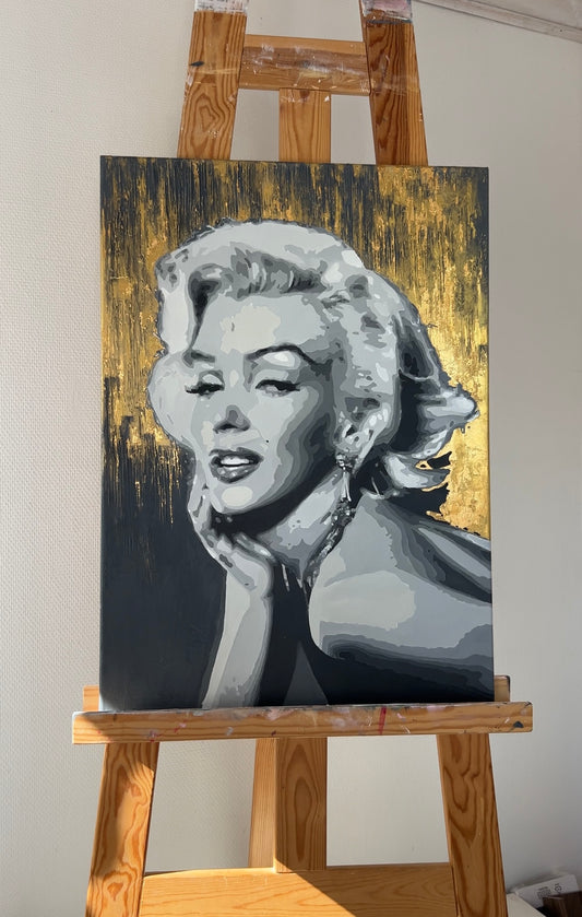 Golden Icon Original Painting